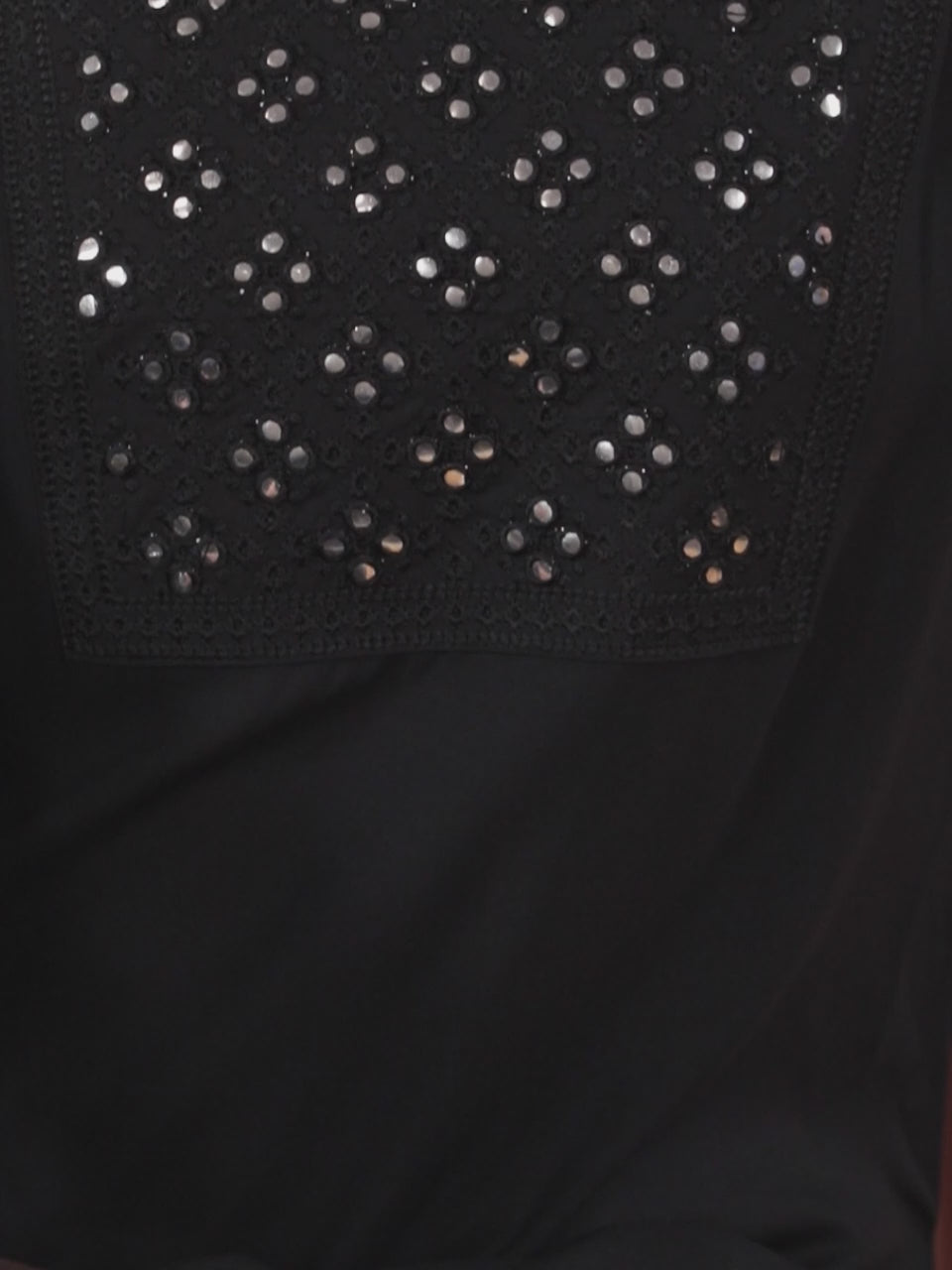 Black Yoke Design Rayon Straight Kurta With Palazzos & Dupatta 