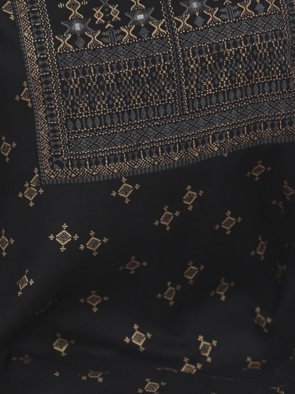  Black Yoke Design Rayon Kurta 