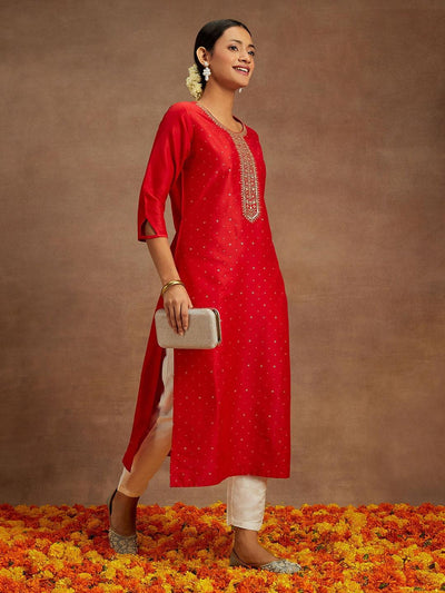 Aggregate more than 209 red and golden kurti